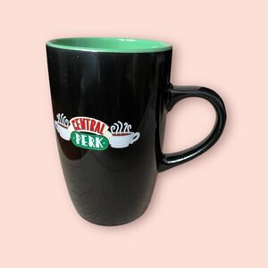 FRIENDS Central Perk Black Green Mug Coffee Cup 16 oz Latte